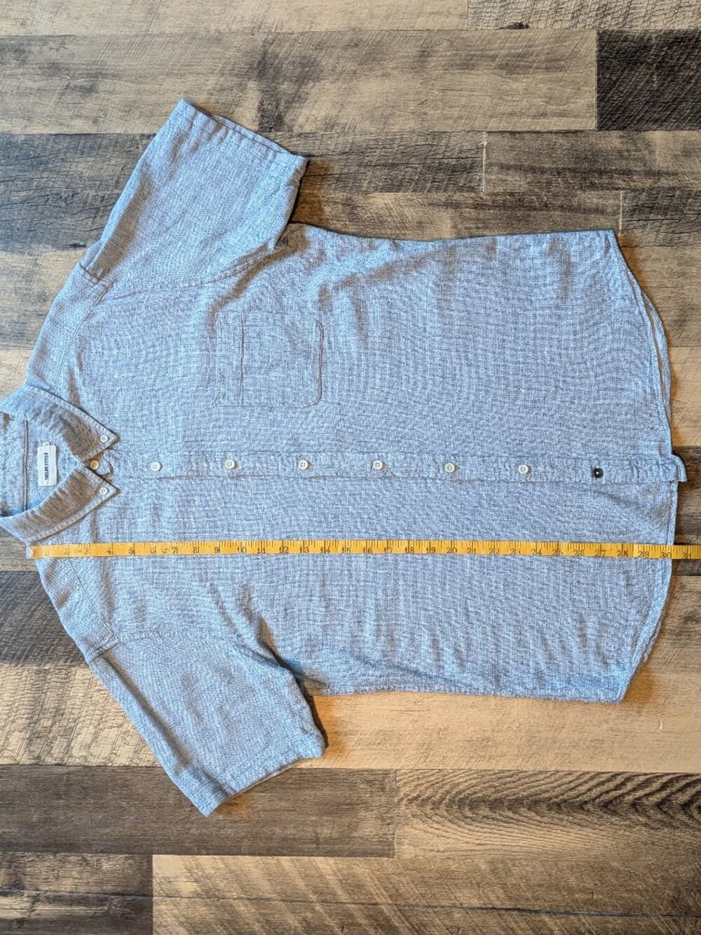 Taylor Stitch Short Sleeve Button-Down Shirt Cotton Hemp XL - Picture 4 of 6